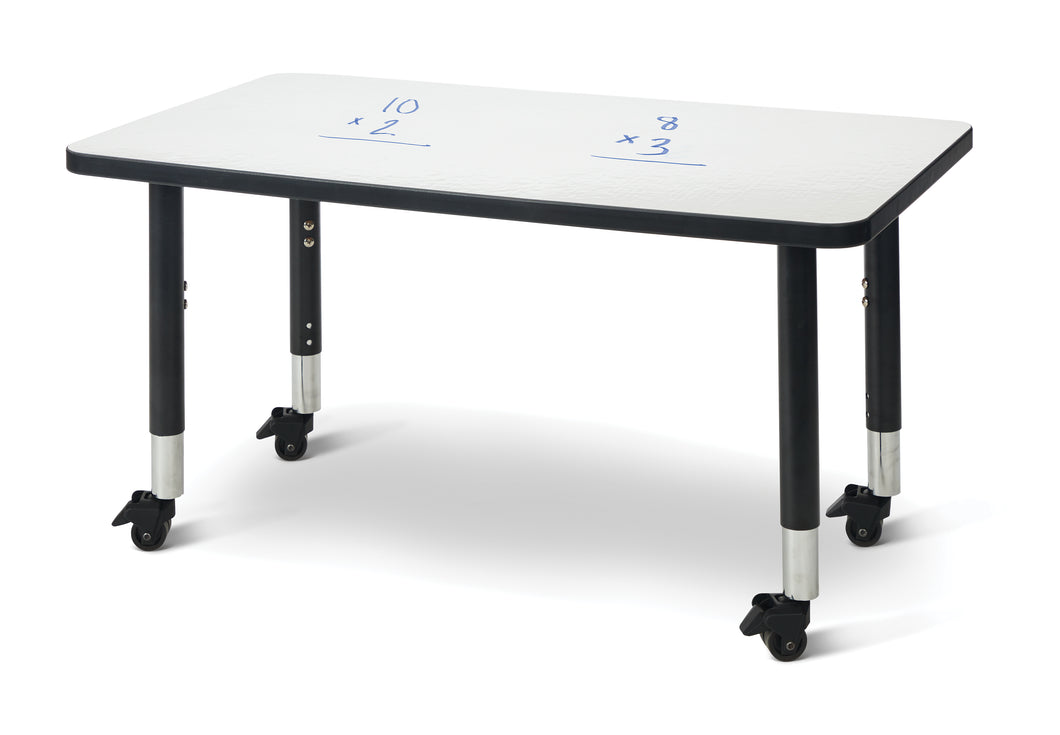 Berries® Rectangle Dry Erase Table - 24