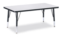 Load image into Gallery viewer, Berries® Rectangle Activity Table - 24&quot; X 36&quot;, T-height - Gray/Black/Black - MMEE Distributors
