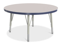 Load image into Gallery viewer, Berries® Round Activity Table - 36&quot; Diameter, E-height - Gray/Navy/Gray - MMEE Distributors
