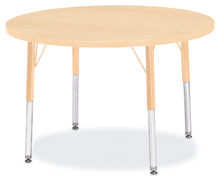 Load image into Gallery viewer, Berries® Round Activity Table - 36&quot; Diameter, E-height - Maple/Maple/Camel - MMEE Distributors
