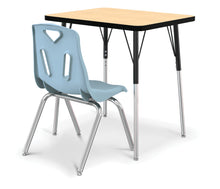 Load image into Gallery viewer, Berries® Rectangle Student Desk -  24&quot; X 30&quot;, E-height - Maple/Black/Black - MMEE Distributors
