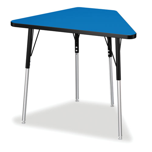 Berries® Tall Trapezoid Desk - Blue/Black/Black - MMEE Distributors