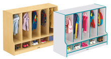 Load image into Gallery viewer, Jonti-Craft® Toddler 5 Section Coat Locker with Step - without Cubbie-Trays - MMEE Distributors
