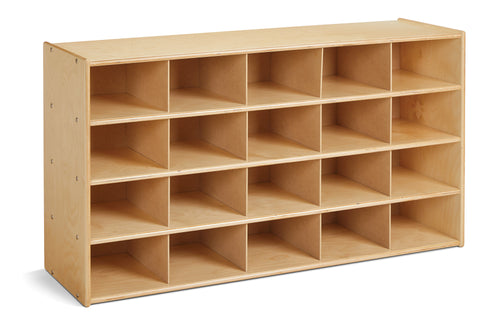 Young Time® 20 Cubbie-Tray Storage - without Bins - MMEE Distributors