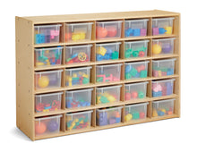 Load image into Gallery viewer, Young Time® 25 Cubbie-Tray Storage - with Clear Bins - MMEE Distributors
