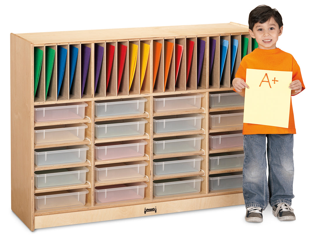 Jonti-Craft® Homework Station - with Clear Paper-Trays - MMEE Distributors