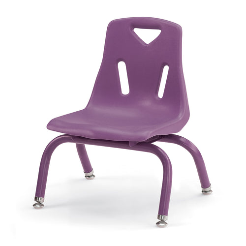 Berries® Stacking Chair with Powder-Coated Legs - 8