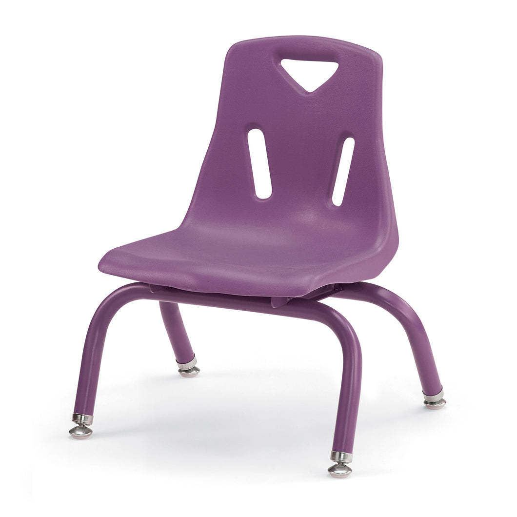 Berries® Stacking Chair with Powder-Coated Legs - 8
