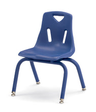 Load image into Gallery viewer, Berries® Stacking Chairs with Powder-Coated Legs - 12&quot; Ht - Set of 6 - Green - MMEE Distributors
