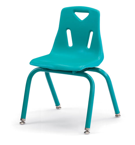 Berries® Stacking Chair with Powder-Coated Legs - 14