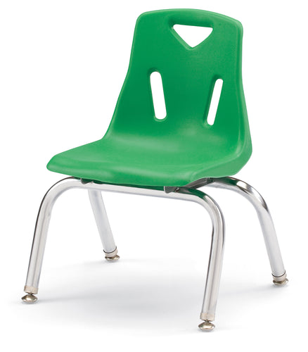 Berries® Stacking Chairs with Chrome-Plated Legs - 10