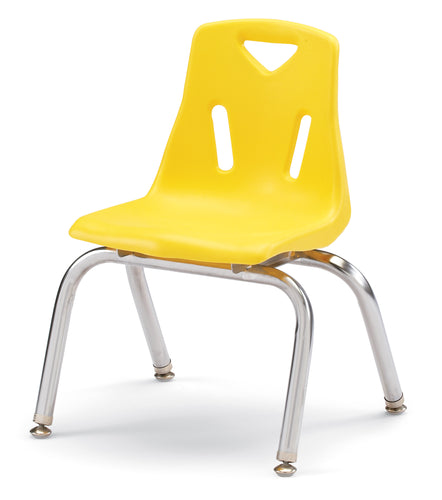 Berries® Stacking Chairs with Chrome-Plated Legs - 12