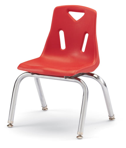 Berries® Stacking Chairs with Chrome-Plated Legs - 12