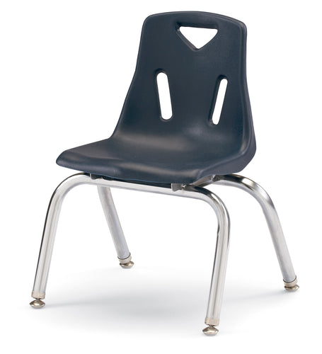 Berries® Stacking Chairs with Chrome-Plated Legs - 12