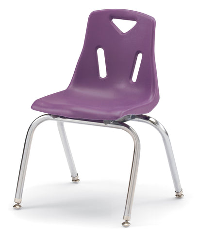 Berries® Stacking Chair with Chrome-Plated Legs - 16