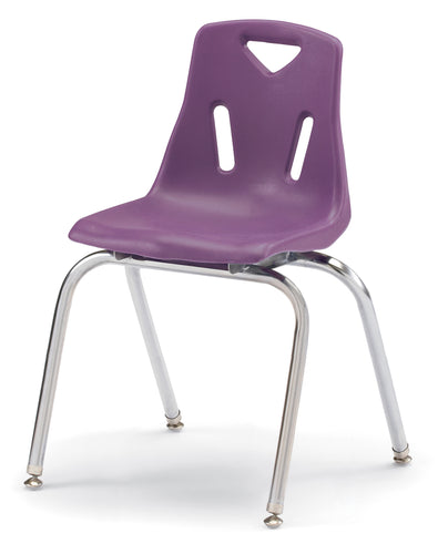 Berries® Stacking Chairs with Chrome-Plated Legs - 18