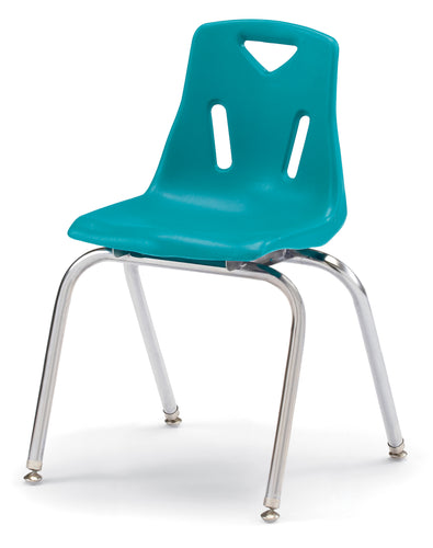 Berries® Stacking Chairs with Chrome-Plated Legs - 18