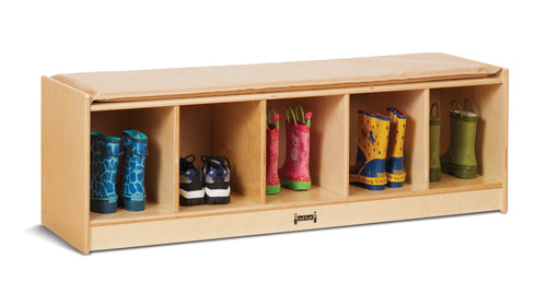 Jonti-Craft® 5 Section Bench Locker - Wheat - MMEE Distributors