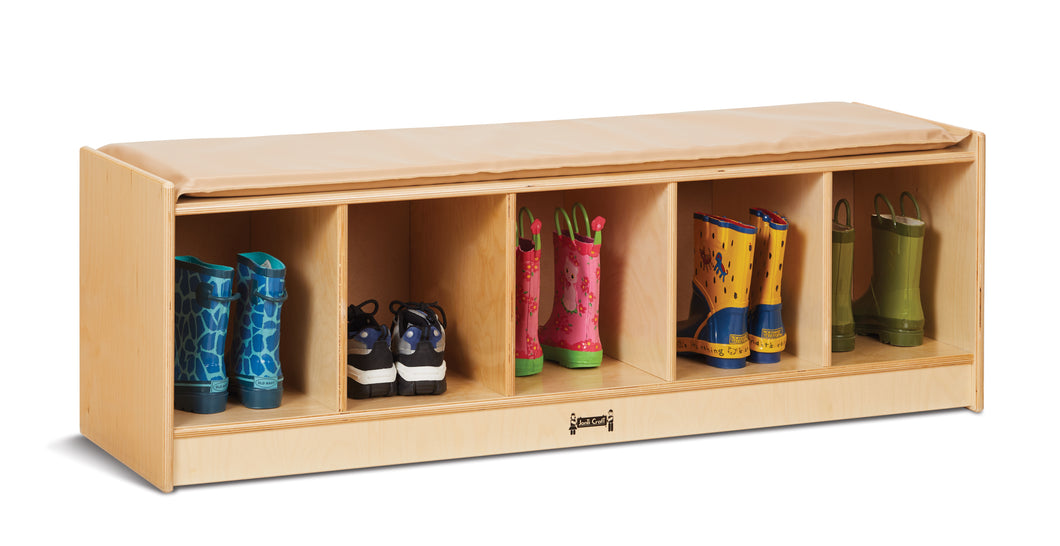 Jonti-Craft® 5 Section Bench Locker - Wheat - MMEE Distributors