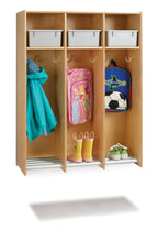Load image into Gallery viewer, Jonti-Craft® 3 Section Hanging Locker - without Tubs - MMEE Distributors
