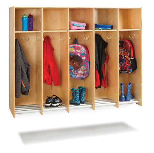 Jonti-Craft® 5 Section Hanging Locker - without Tubs - MMEE Distributors