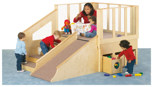Jonti-Craft® Tiny Tots Loft - 12-24 Months - with Bins - MMEE Distributors