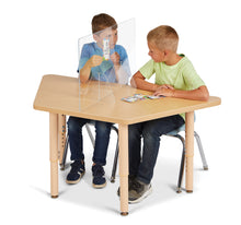 Load image into Gallery viewer, Jonti-Craft® See-Thru Table Divider Shields - Center Divider - 47.5&quot; x 8&quot; x 16&quot; - MMEE Distributors
