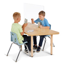 Load image into Gallery viewer, Jonti-Craft® See-Thru Table Divider Shields - 2 Station with Opening - 24&quot; x 8&quot; x 23.5&quot; - MMEE Distributors
