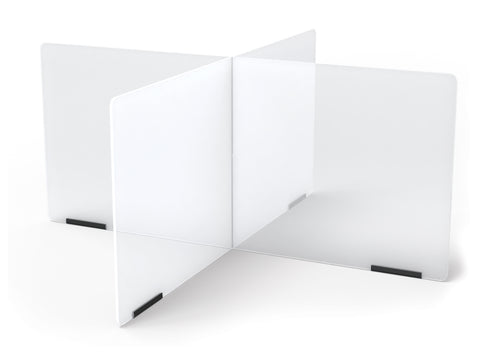 Jonti-Craft® See-Thru Table Divider Shields - 4 Station - 35.5