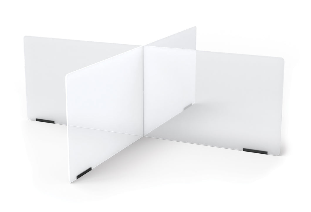 Jonti-Craft® See-Thru Table Divider Shields - 4 Station - 47.5