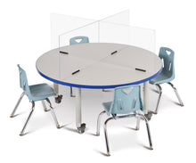Load image into Gallery viewer, Jonti-Craft® See-Thru Table Divider Shields - 4 Station - 47.5&quot; x 47.5&quot; x 24&quot; - MMEE Distributors

