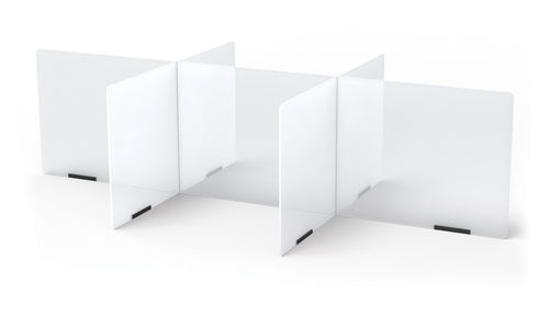Jonti-Craft® See-Thru Table Divider Shields - 6 Station - 58.5