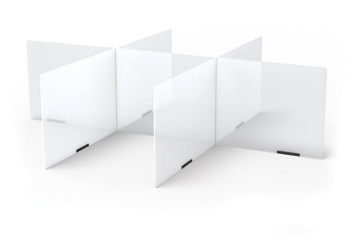 Jonti-Craft® See-Thru Table Divider Shields - 6 Station - 58.5