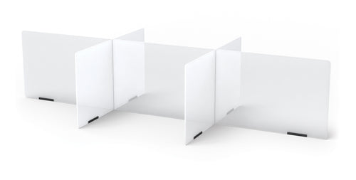 Jonti-Craft® See-Thru Table Divider Shields - 6 Station - 70.5