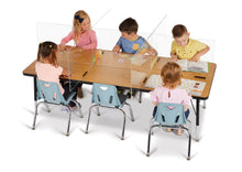 Load image into Gallery viewer, Jonti-Craft® See-Thru Table Divider Shields - 6 Station - 70.5&quot; x 47.5&quot; x 16&quot; - MMEE Distributors
