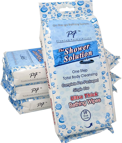 Adult Bathing Wipes, Extra Large and Thick - Premium Formulations Shower Solutions - MMEE Distributors