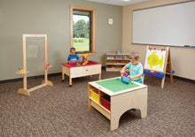 Load image into Gallery viewer, Jonti-Craft® KYDZ Building Table - Preschool Brick Compatible - with Colored Tubs - MMEE Distributors
