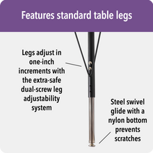 Load image into Gallery viewer, Berries® Rectangle Activity Table - 24&quot; X 36&quot;, A-height - Gray/Purple/Gray - MMEE Distributors
