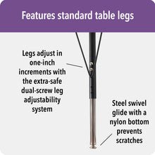 Load image into Gallery viewer, Berries® Rectangle Activity Table - 30&quot; X 72&quot;, T-height - Gray/Blue/Gray - MMEE Distributors
