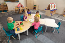 Load image into Gallery viewer, Berries® Stacking Chair with Powder-Coated Legs - 8&quot; Ht - Teal - MMEE Distributors
