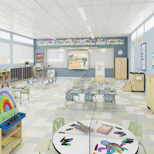 Load image into Gallery viewer, Jonti-Craft® See-Thru Table Divider Shields - 2 Station - 30&quot; x 8&quot; x 16&quot; - MMEE Distributors
