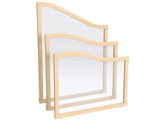 Load image into Gallery viewer, KYDZ Suite® Cascade Panel - E to T-height - 36&quot; Wide - See-Thru - MMEE Distributors
