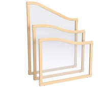 Load image into Gallery viewer, KYDZ Suite® Cascade Panel - A to S-height - 36&quot; Wide - See-Thru - MMEE Distributors
