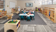 Load image into Gallery viewer, Berries® Rectangle Activity Table - 30&quot; X 72&quot;, Mobile - Gray/Teal/Gray - MMEE Distributors
