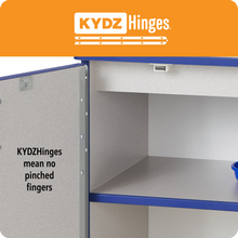 Load image into Gallery viewer, Rainbow Accents® Stacking Lockable Lockers -  Single Stack - Teal - MMEE Distributors
