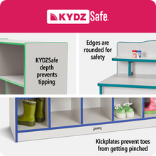 Load image into Gallery viewer, Rainbow Accents® Mobile Storage Island - without Trays - Green - MMEE Distributors
