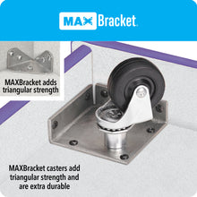Load image into Gallery viewer, Rainbow Accents® Low Mobile Fold-n-Lock - Red - MMEE Distributors
