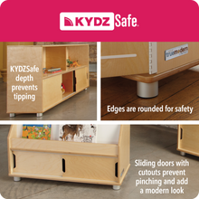 Load image into Gallery viewer, TrueModern® Twenty-Cubbie Shelf - with See-Thru Cubbie-Trays - MMEE Distributors

