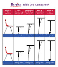 Load image into Gallery viewer, Berries® Kidney Activity Table - 48&quot; X 72&quot;, E-height - Gray/Red/Gray - MMEE Distributors
