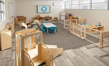 Load image into Gallery viewer, Berries® Rectangle Activity Table - 30&quot; X 60&quot;, Mobile - Gray/Teal/Gray - MMEE Distributors
